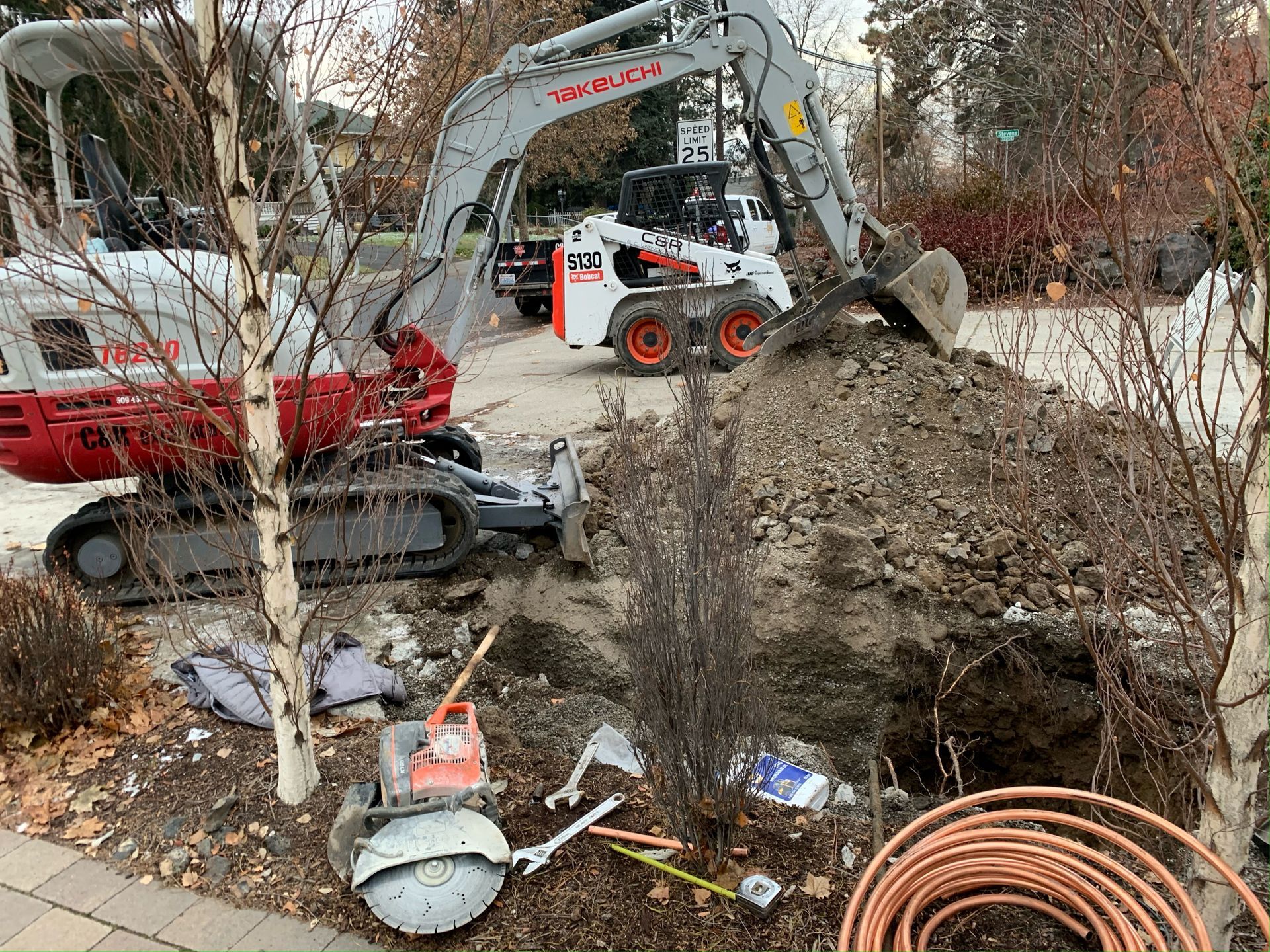 Water Sewer Lines — Spokane, WA — C&R Excavating & Demo Inc.