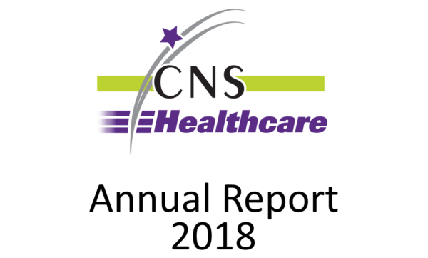 The cns healthcare annual report for 2018 is shown