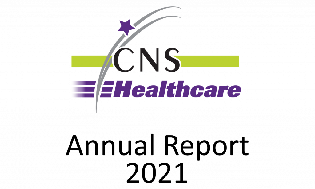 The cns healthcare annual report for 2021 is being released.