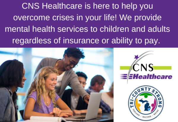 Cns healthcare is here to help you overcome crises in your life