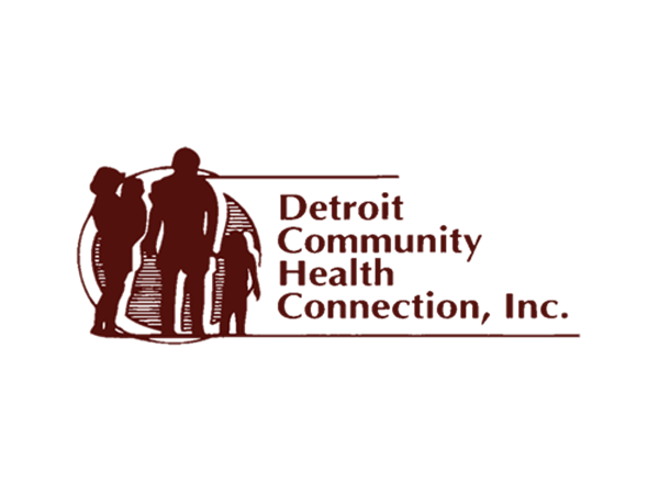 The logo for detroit community health connection inc.