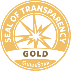 A seal of transparency gold guidestar logo