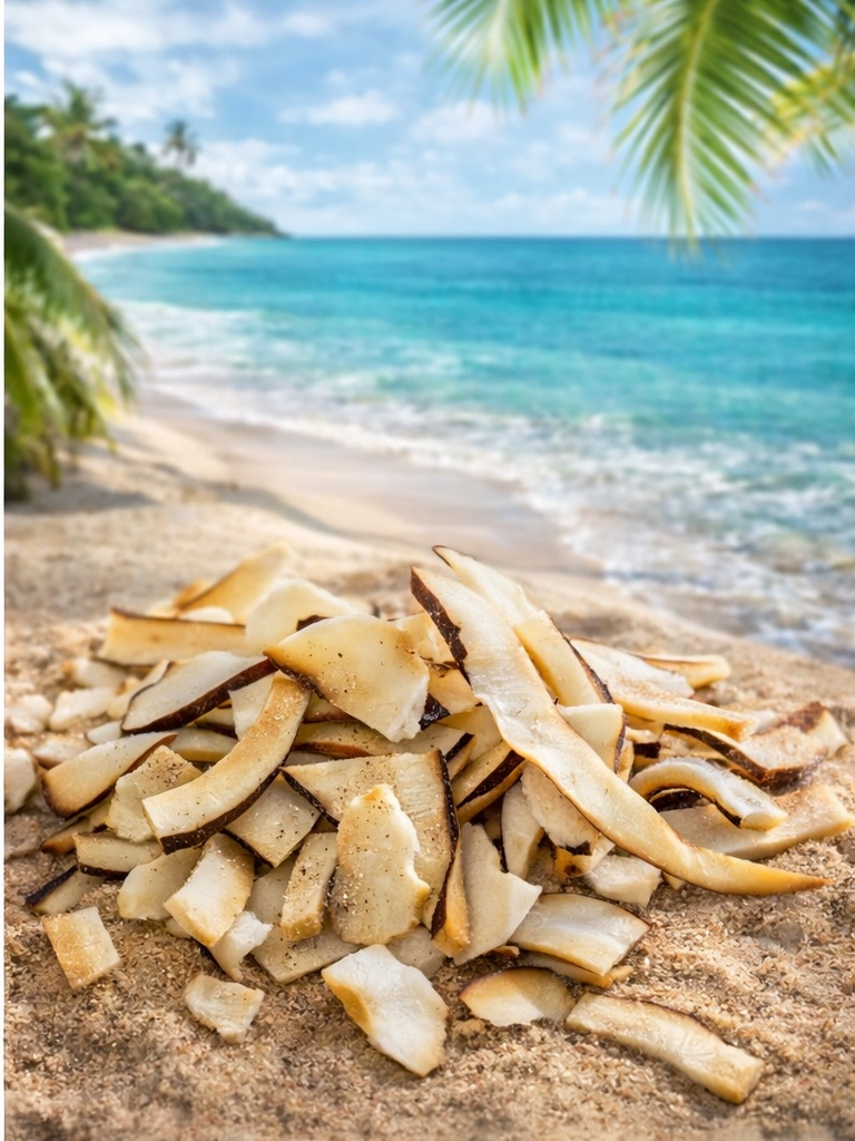 Coconut Bites! (Dried Coconut Pieces)