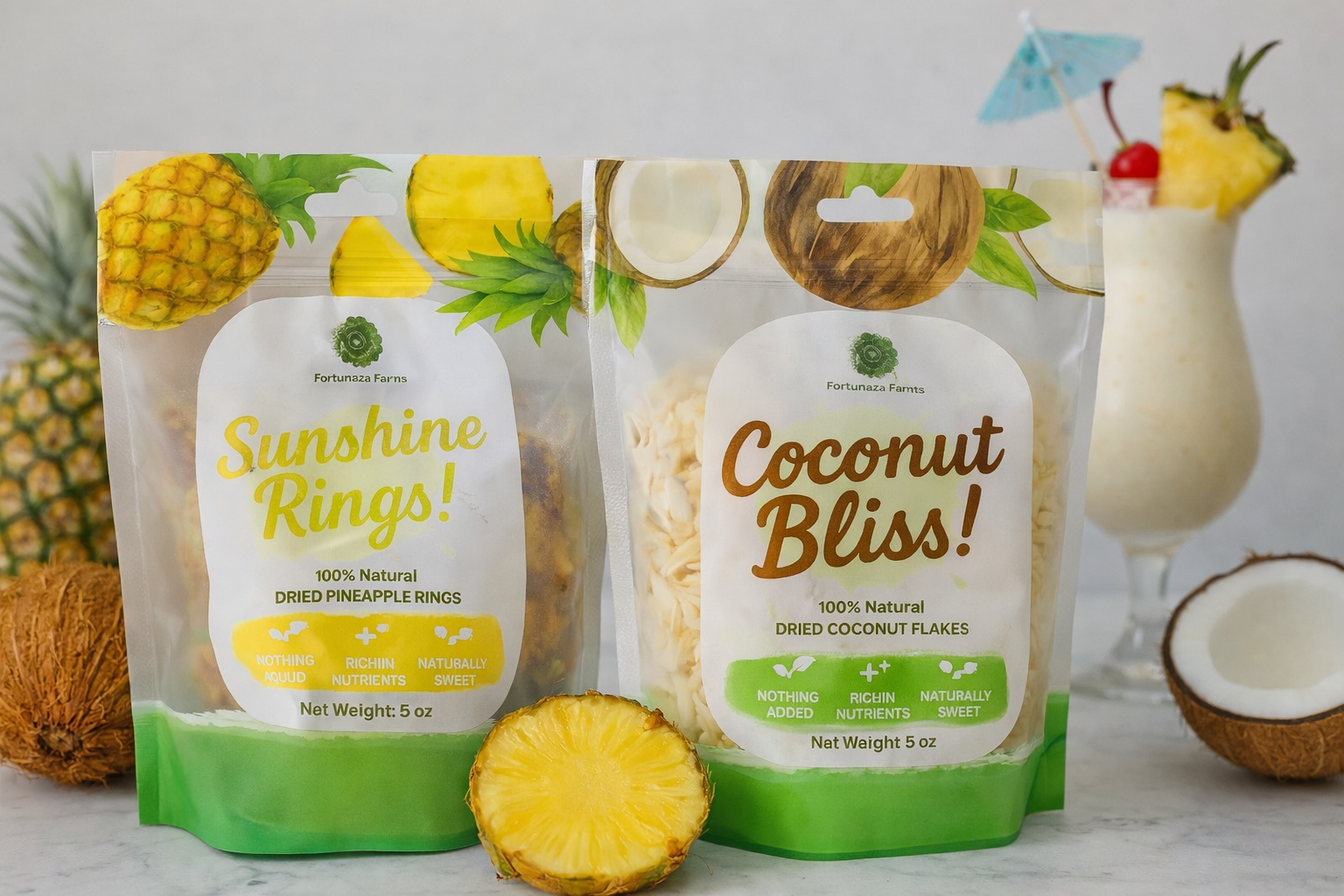 Piña Colada (Coconut Bliss + Sunshine Rings) 2-Combo Pack