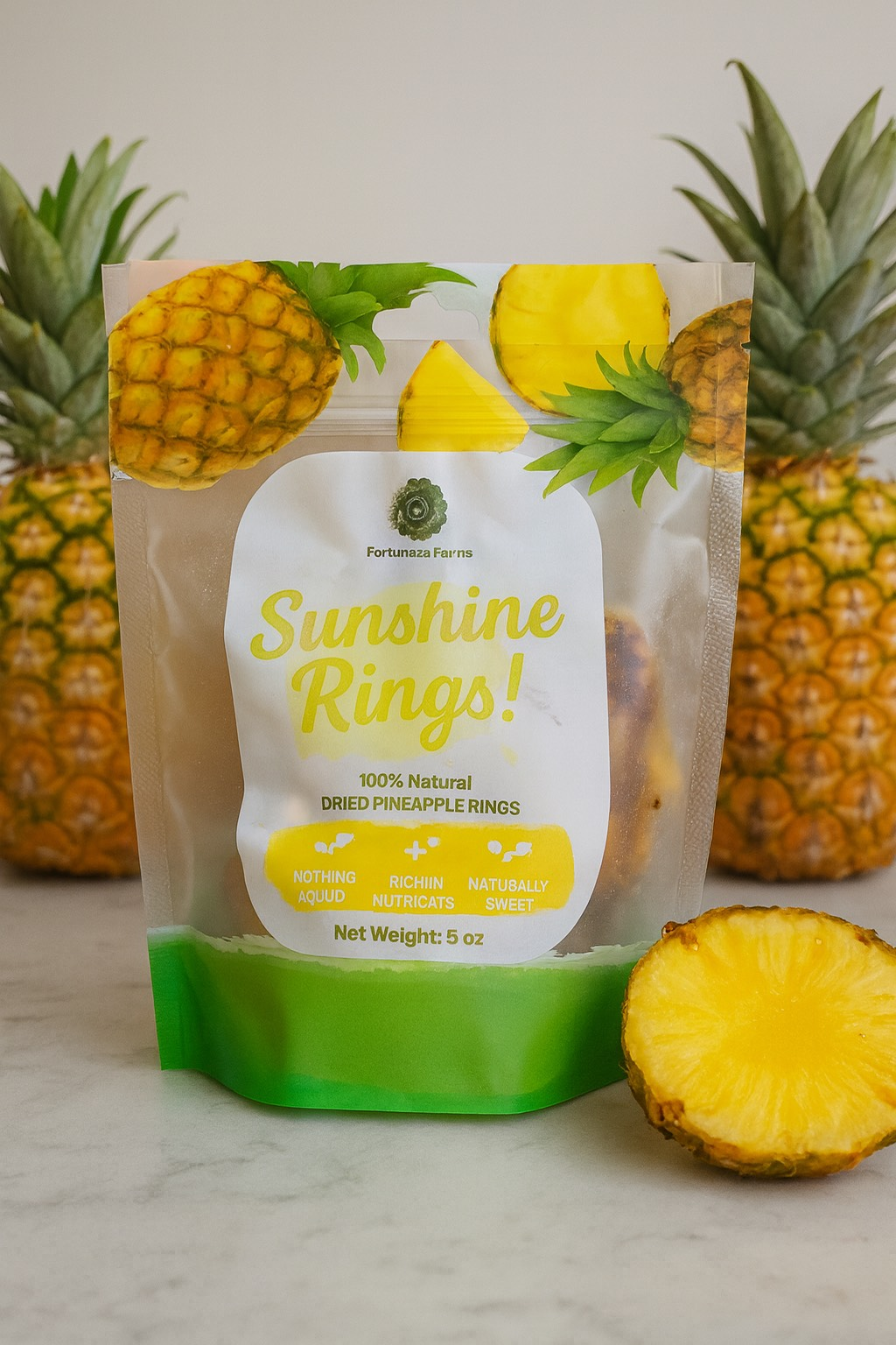 Sunshine Bites! (Dried Pineapple Slices)