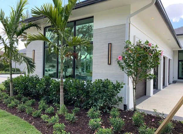 Backyard of House — Naples, FL — Natural Stone Concepts