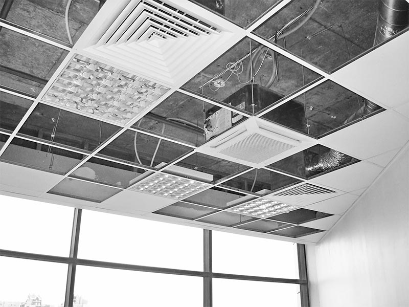 Installation Of Office Grid Ceiling In Rockhampton