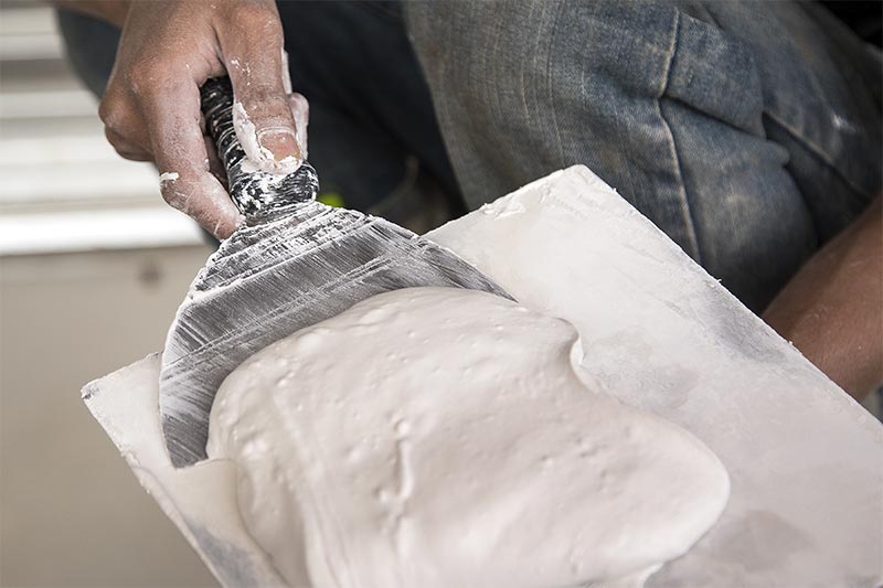 Rockhampton Plasterer Preparing Plaster