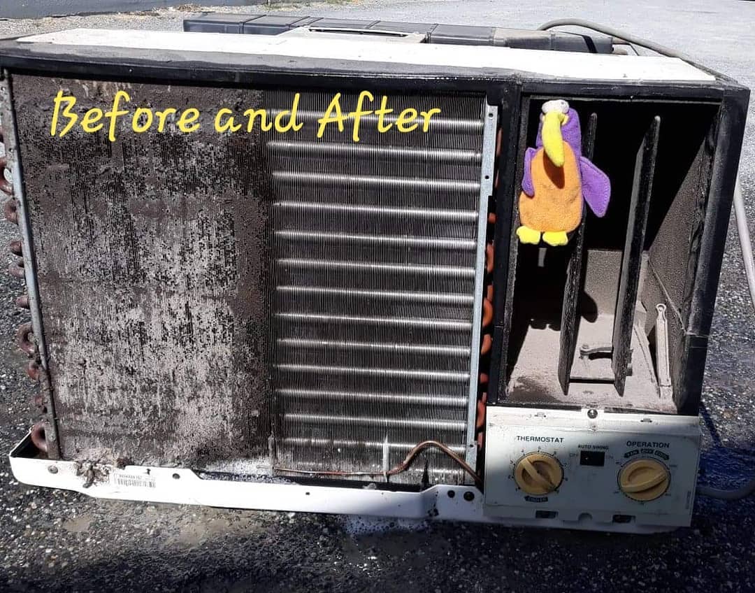 Before and After Cleaning — Mick’s Air-Conditioning Services in Gracemere, QLD