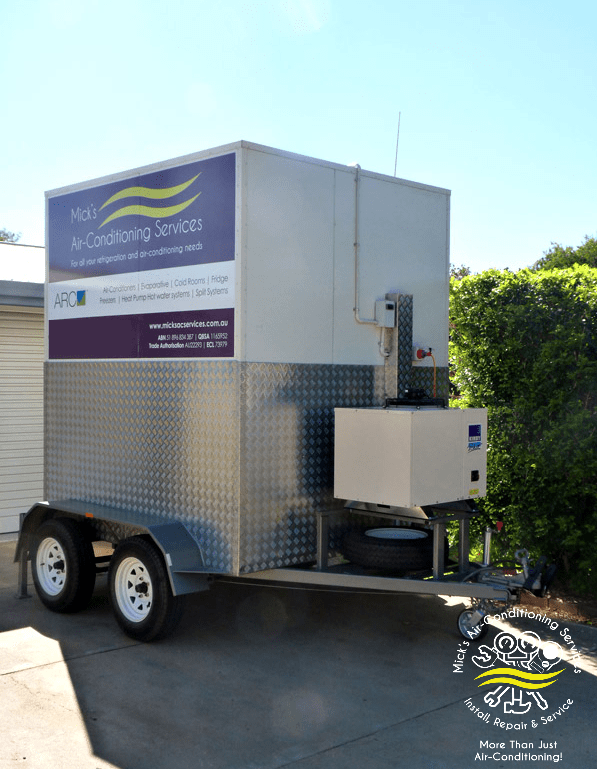 Mick's Trailer — Mick’s Air-Conditioning Services in Gracemere, QLD