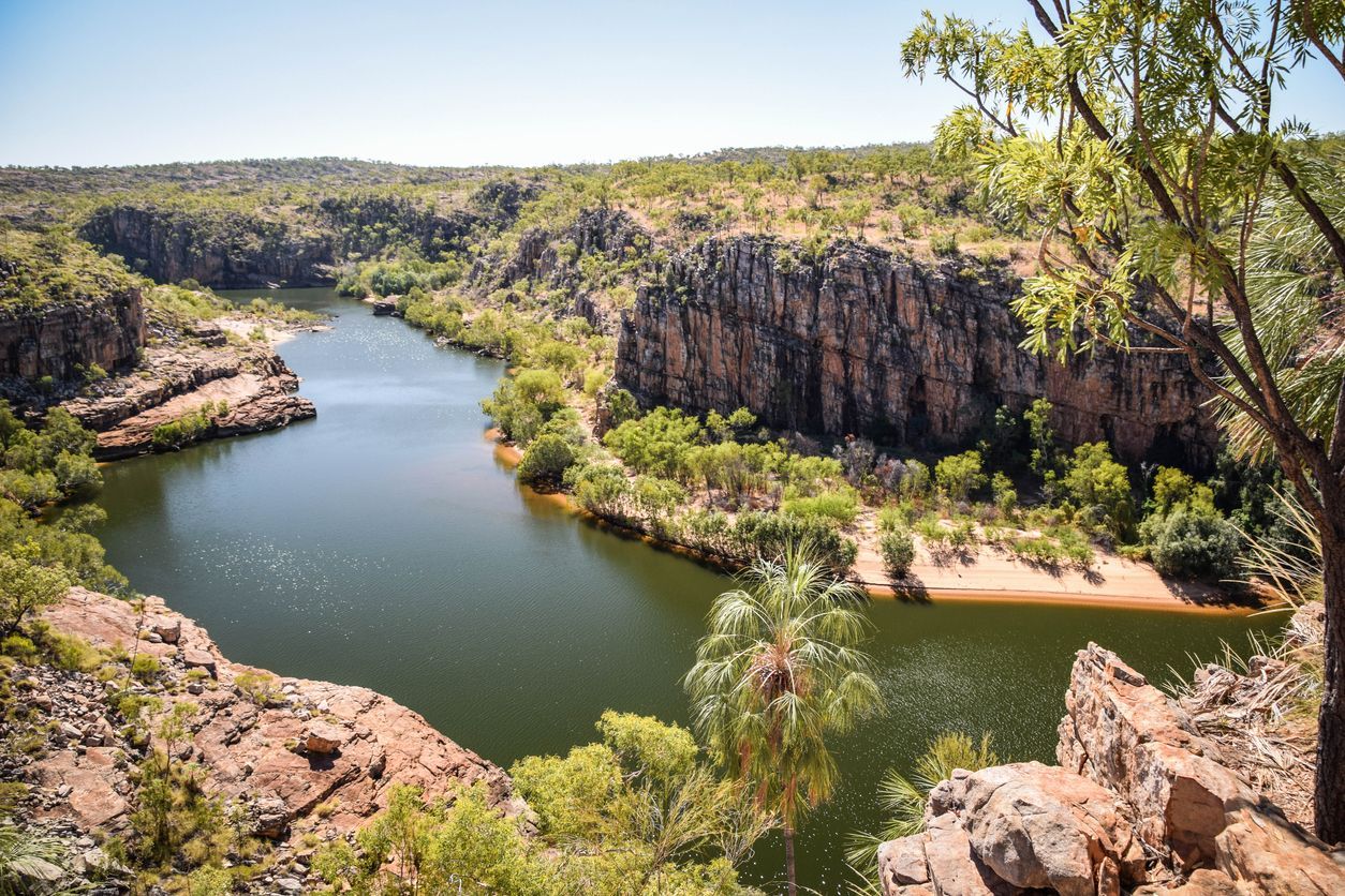 A River with Rocks and trees — Wingman Conveyancing in Katherine, NT