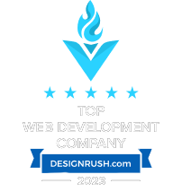 A logo for a top web development company.