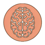 A circle with a pattern of waves in it