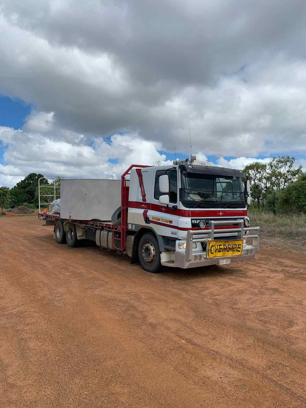 A Truck on a Dirt Road — Taking Care of Freight in Mareeba, QLD