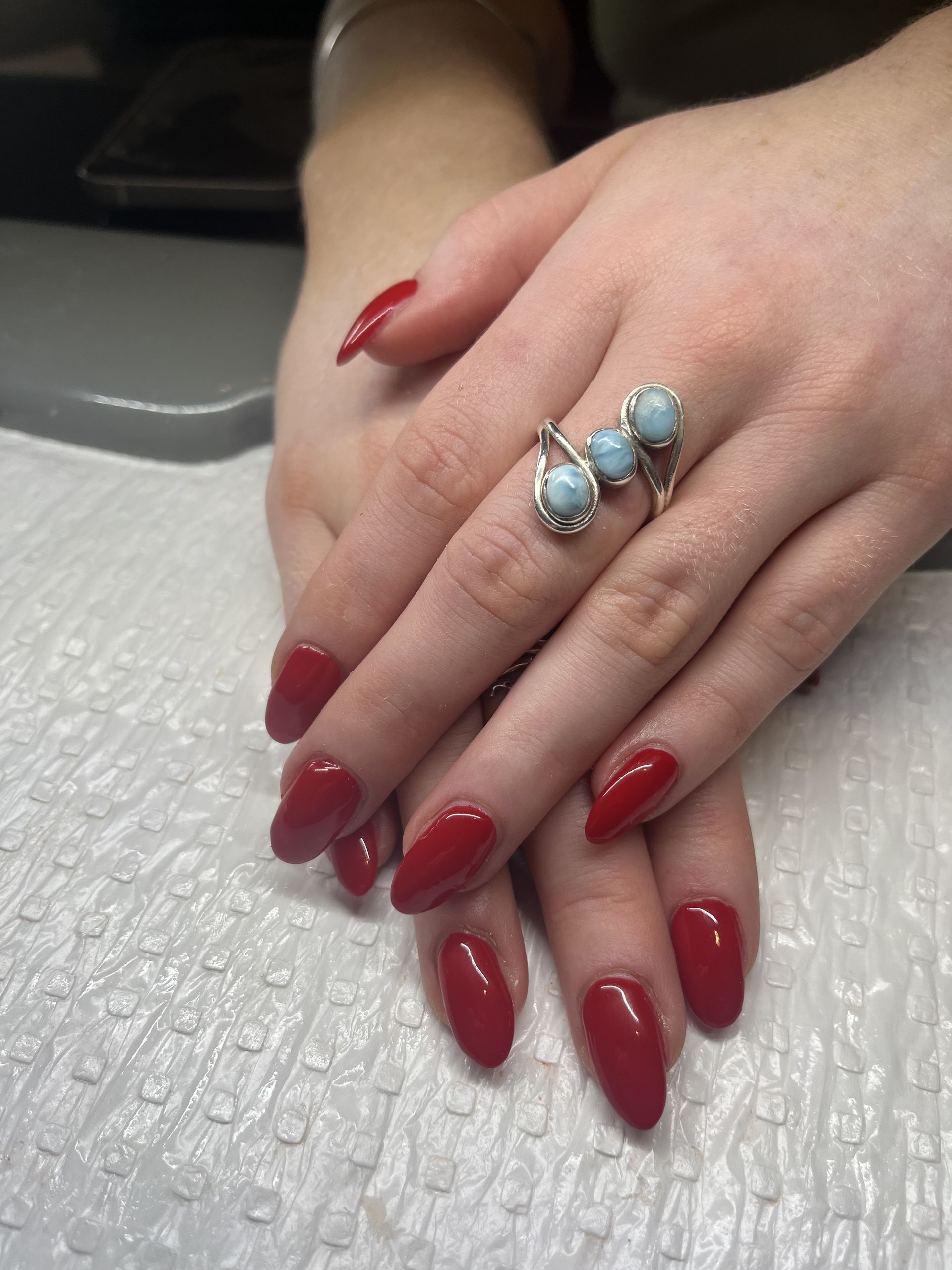 A Close Up of a Woman 's Nails With a Mardi Gras Design — Nailz By Dezign In Proserpine, QLD