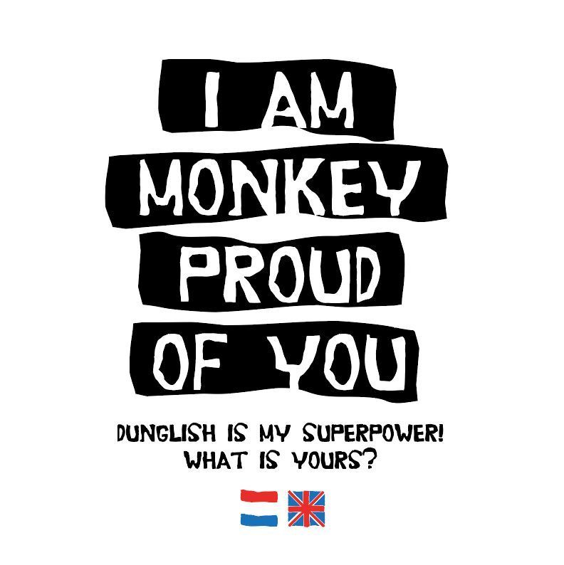 I am monkey proud of you
