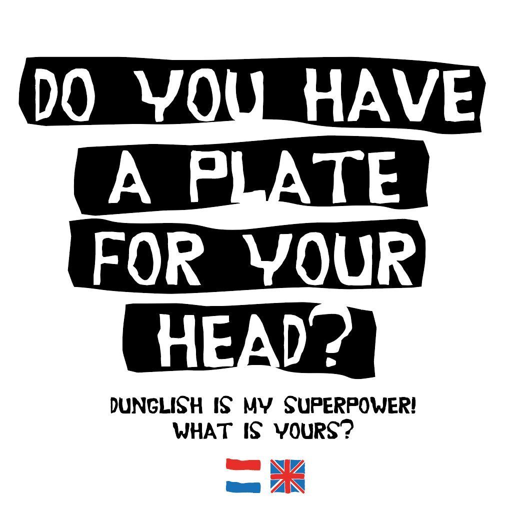 Do you have a plate for your head?