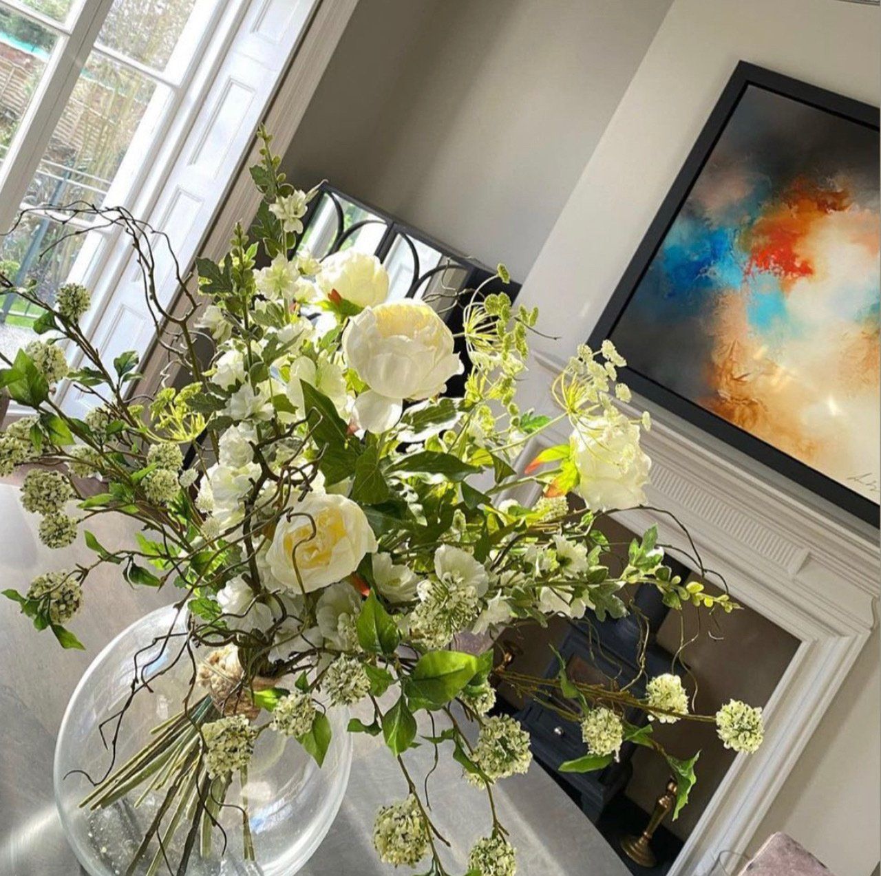 Simon Kenny;s art decorating a home
