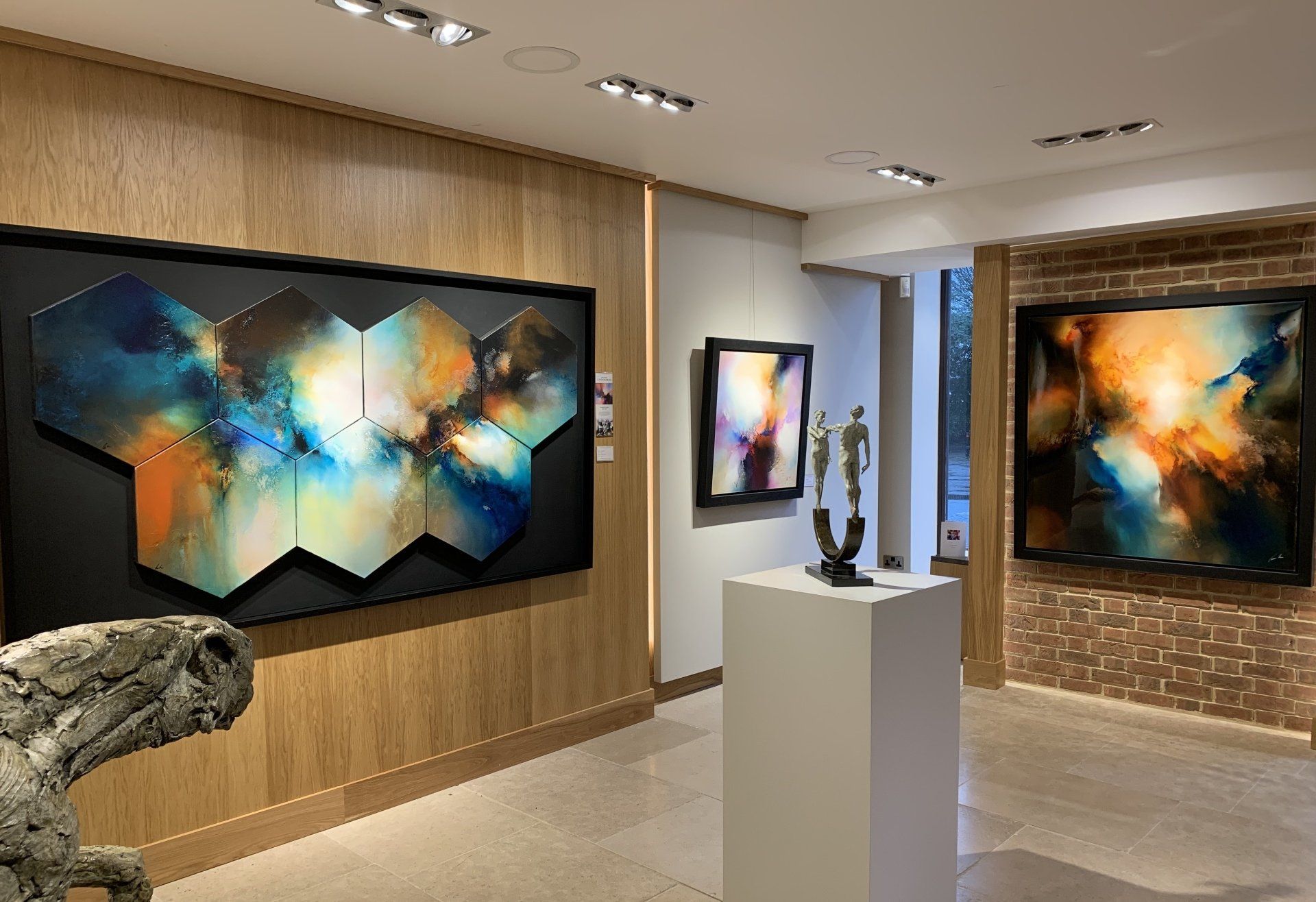 Simon Kenny artwork in exhibition in hale