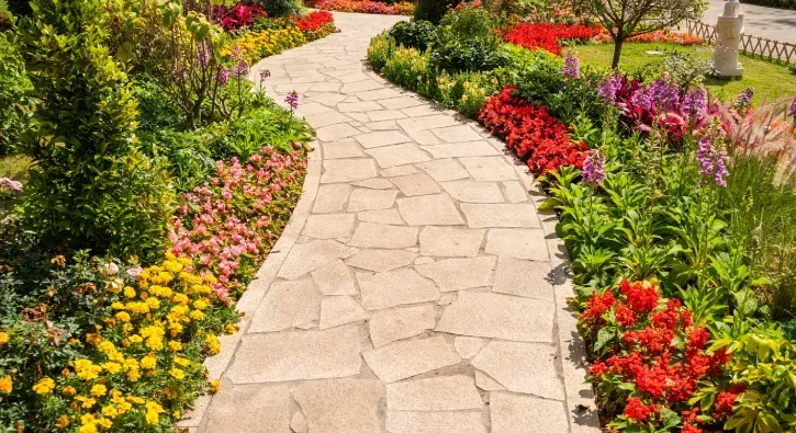 flagstone patios and walkways in pinehurst nc