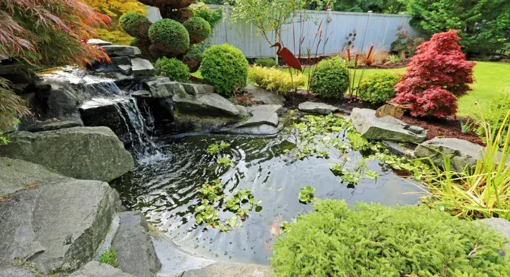 ponds and water features in pinehurst nc
