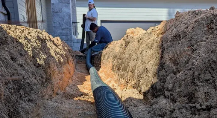 yard drainage solutions in pinehurst nc