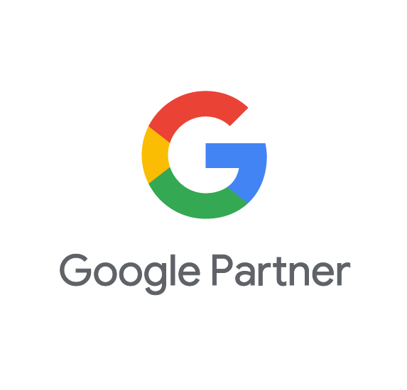 A google partner logo on a white background.