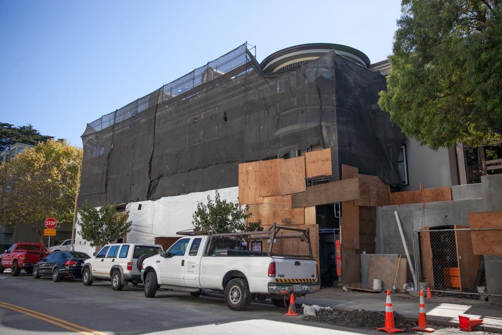 McCartney Painting — Cars Parked Outside The Building in San Francisco, CA