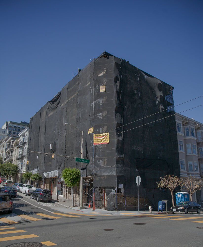 Construction — Black Covered Building in San Francisco, CA
