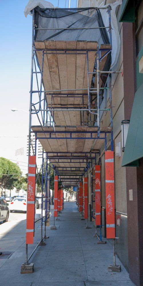 Graham Plastering — Orange Scaffolding in San Francisco, CA