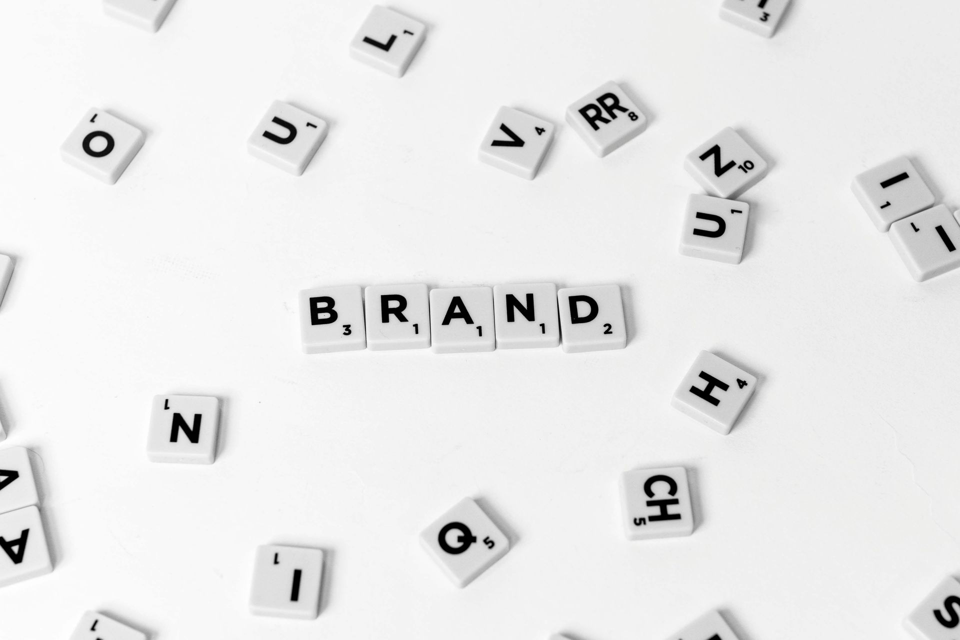 Close-up image of the word ‘brand’ displayed prominently in bold text.