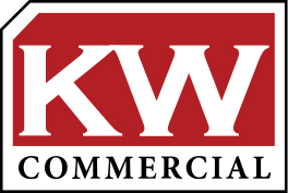 KW Commercial logo: white 