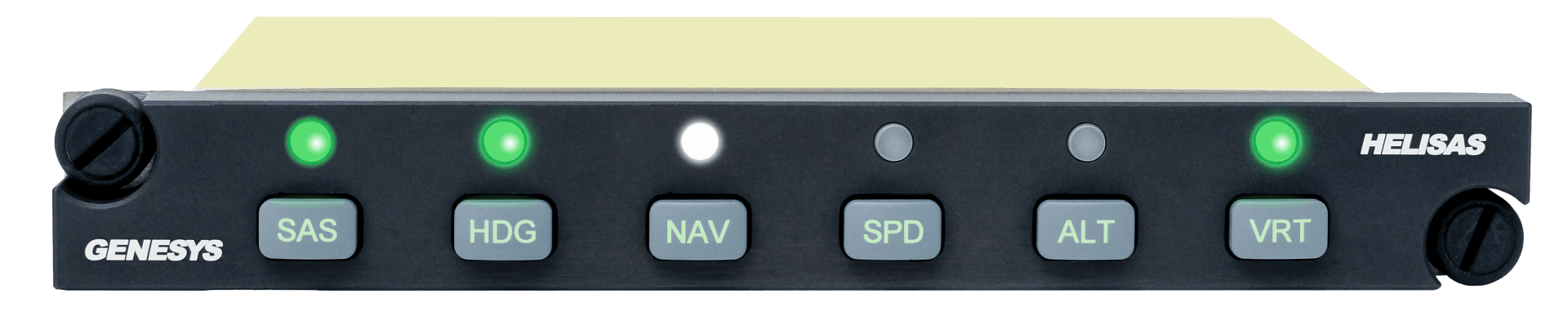 A satellite receiver with a few buttons on it