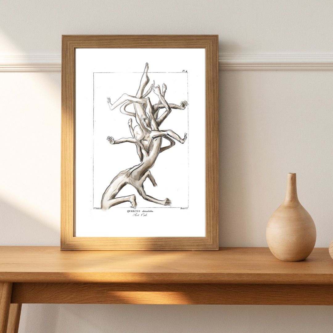 Gerahmter Kunstdruk/Poster 