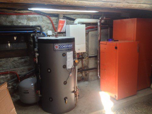 impianto idraulico con serbatoio