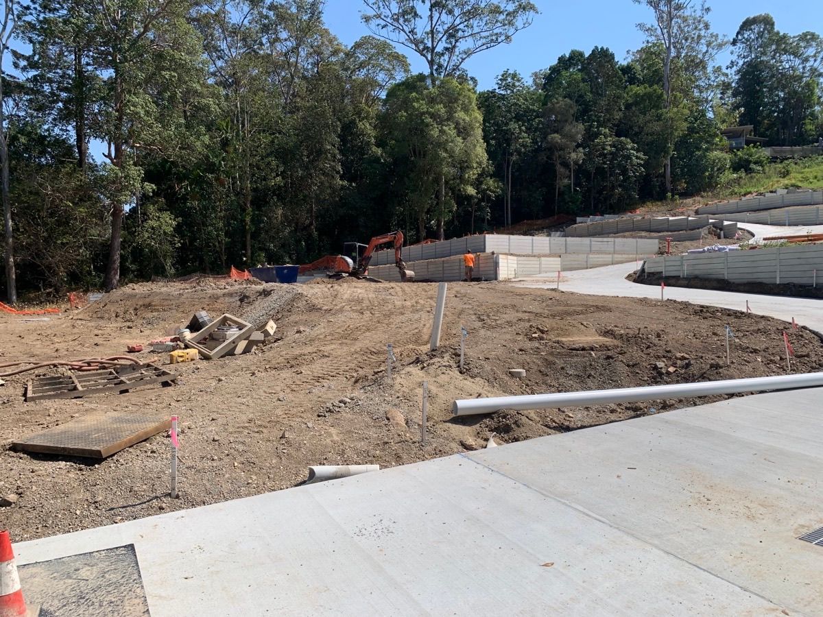 In a Site With Concrete Pipes — CWD Group in Springwood, QLD