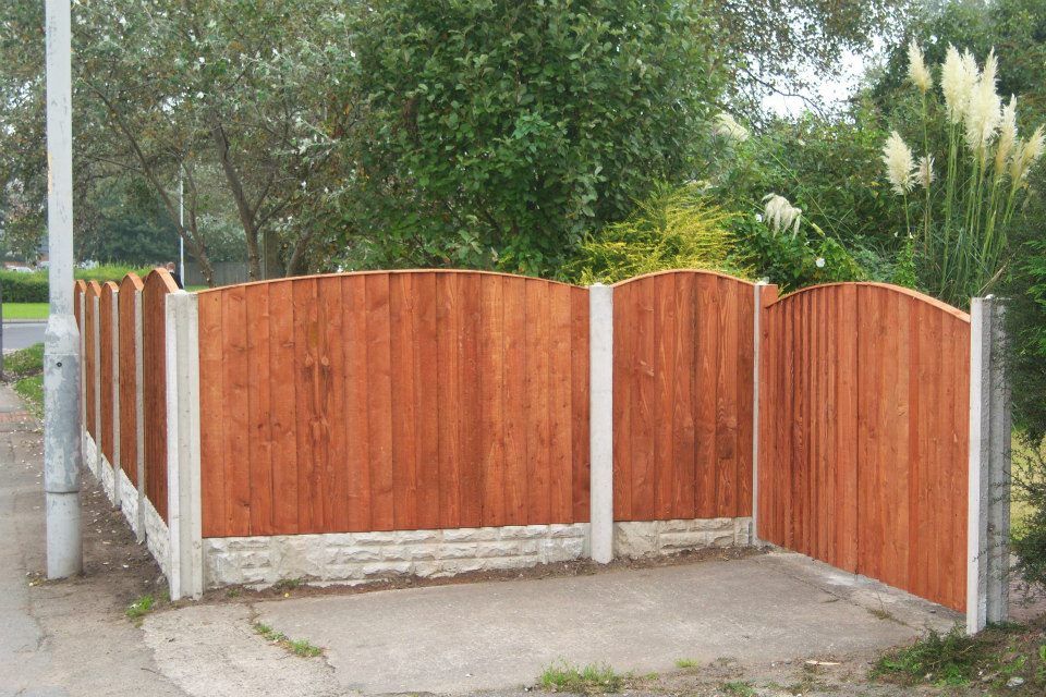 Rounded Top Fence Panels