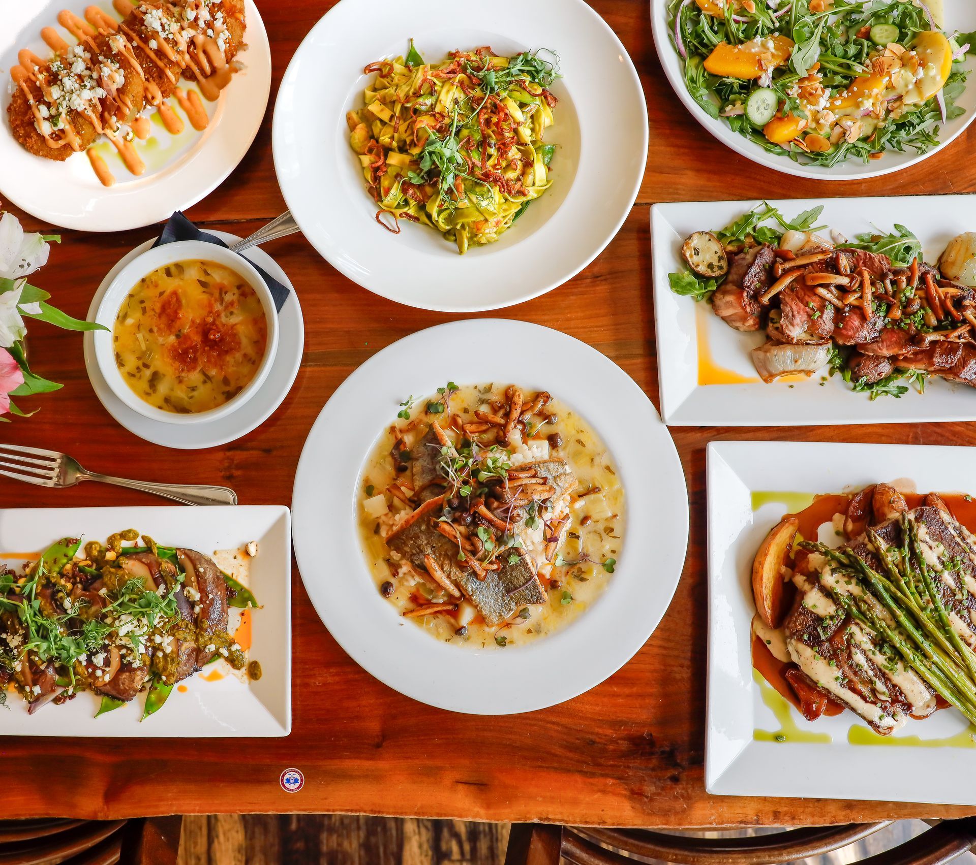 spring and summer entres