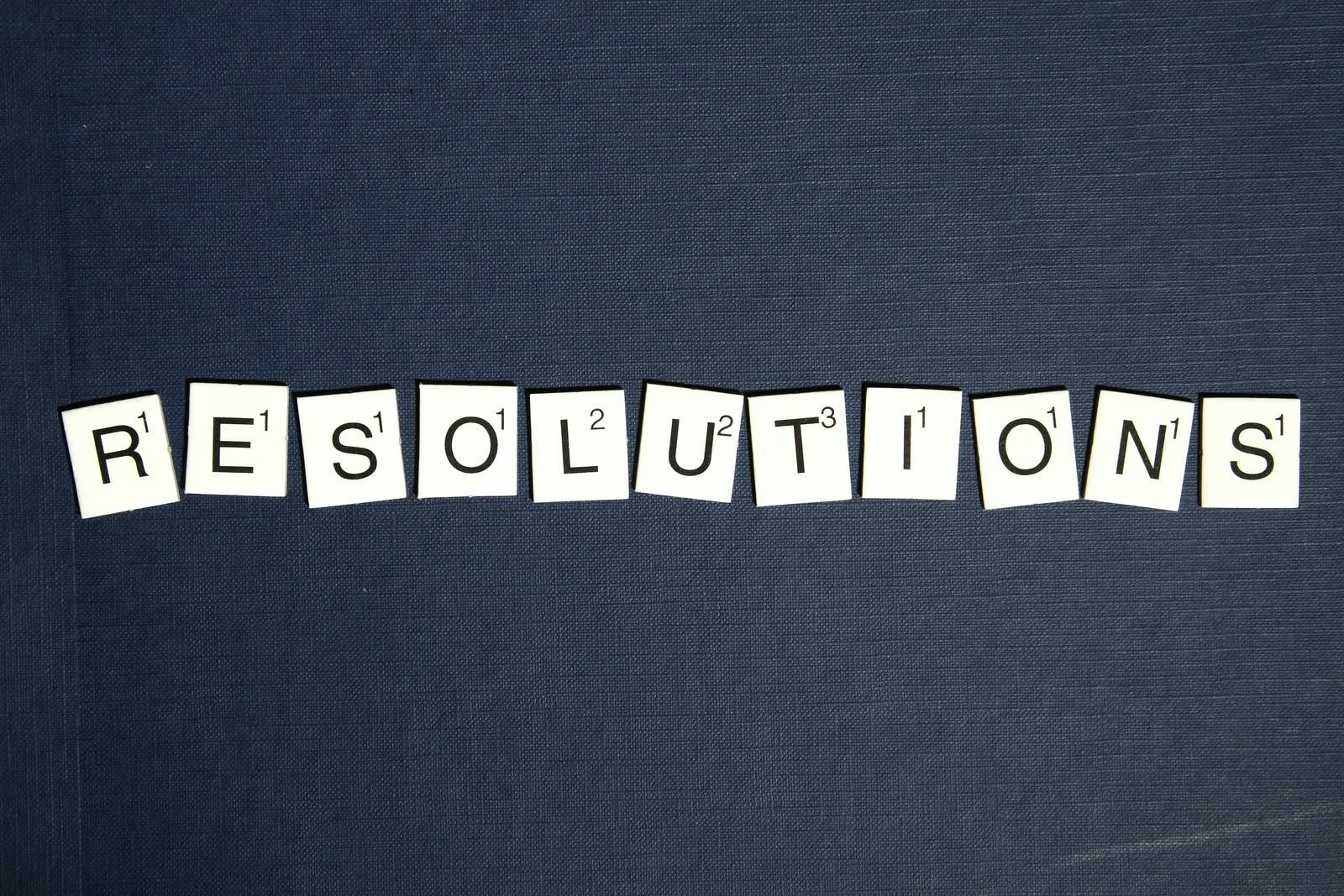 New Year Resolution New Year Resolution