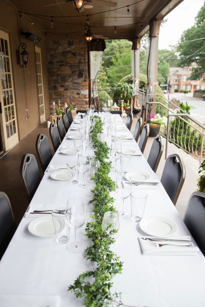 the porch area at the mill