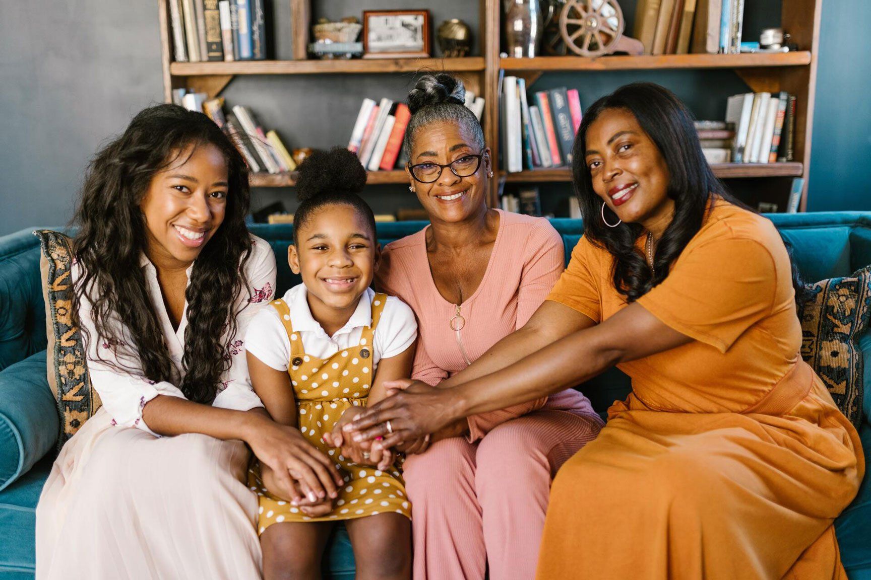 Grandmother, Mom and Daughters  – Cruz Davis Family & Cosmetic Dentistry
