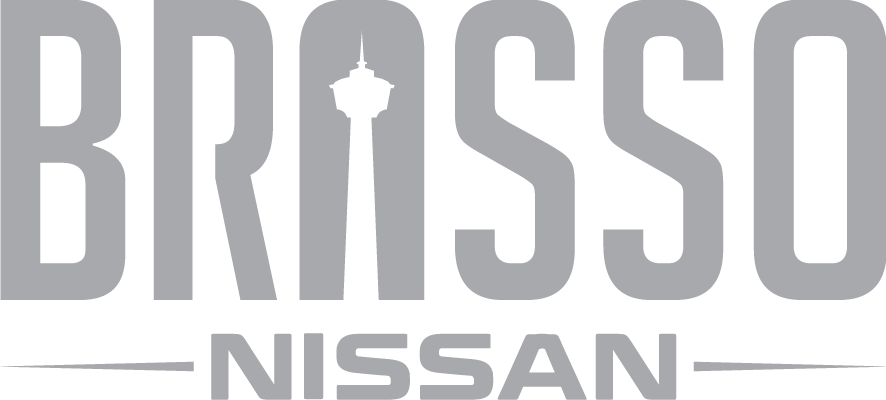 A logo for brasso nissan on a white background.