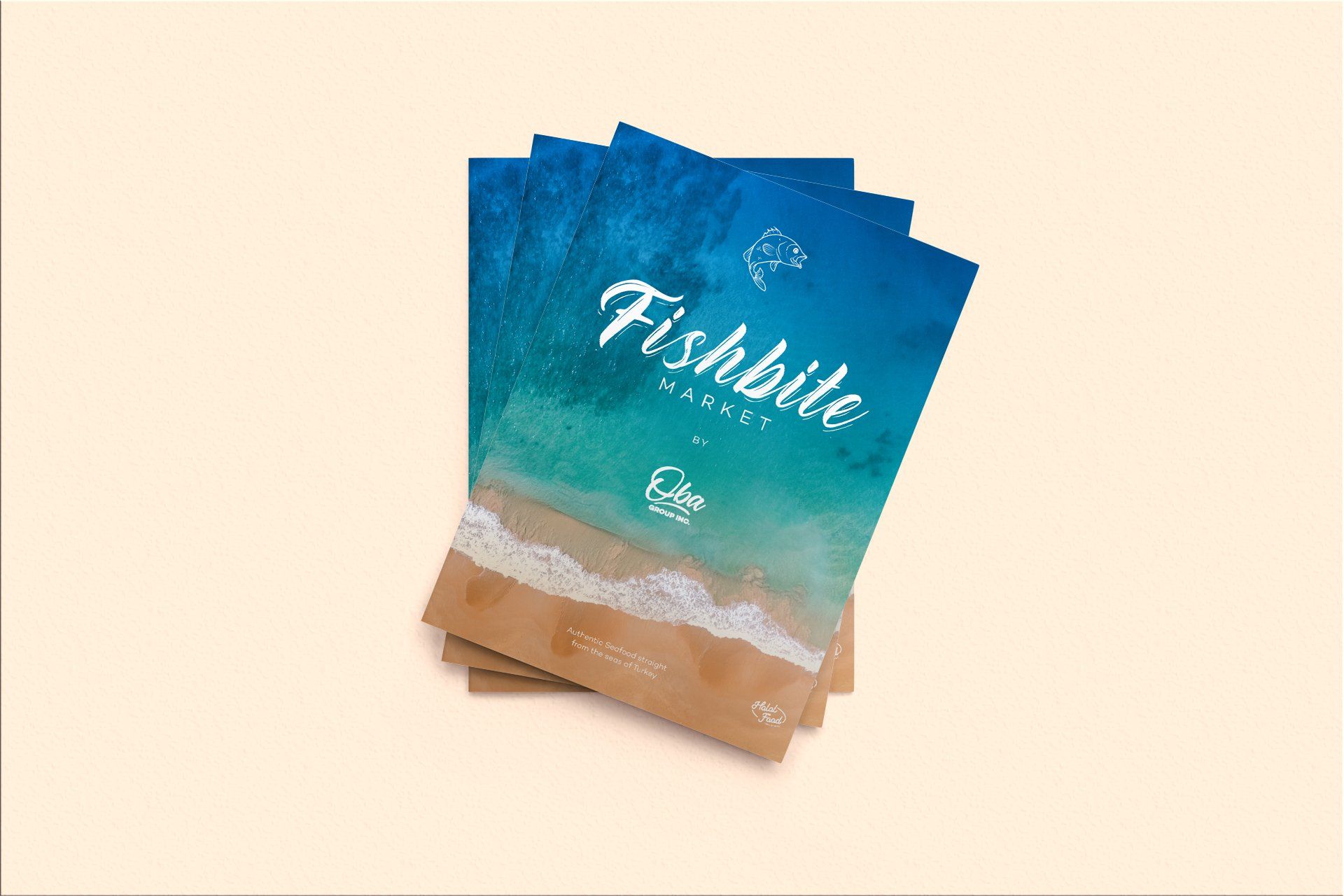 A stack of brochures sitting on top of each other on a table.