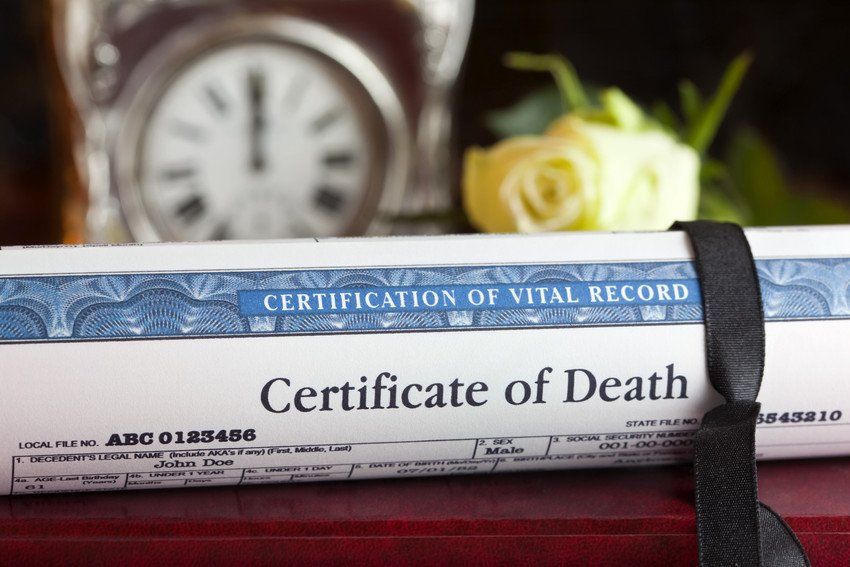 Certificate of Death
