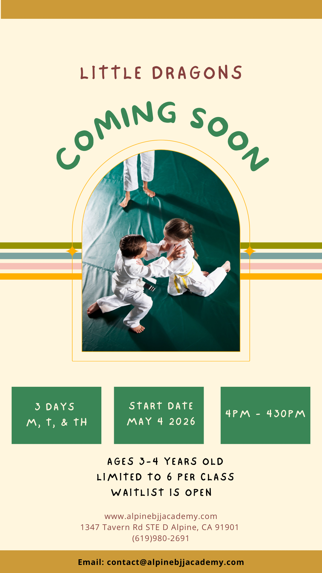 Upcoming Event — Alpine, CA — Alpine Jiu Jitsu