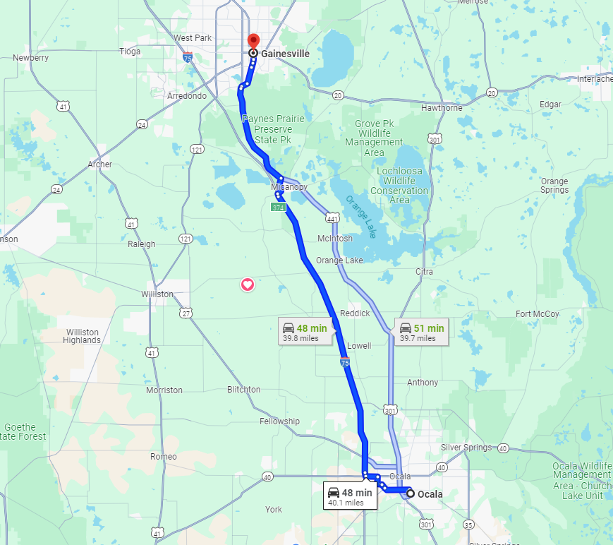 Business Map Listing Gainesville & Ocala | Google Maps