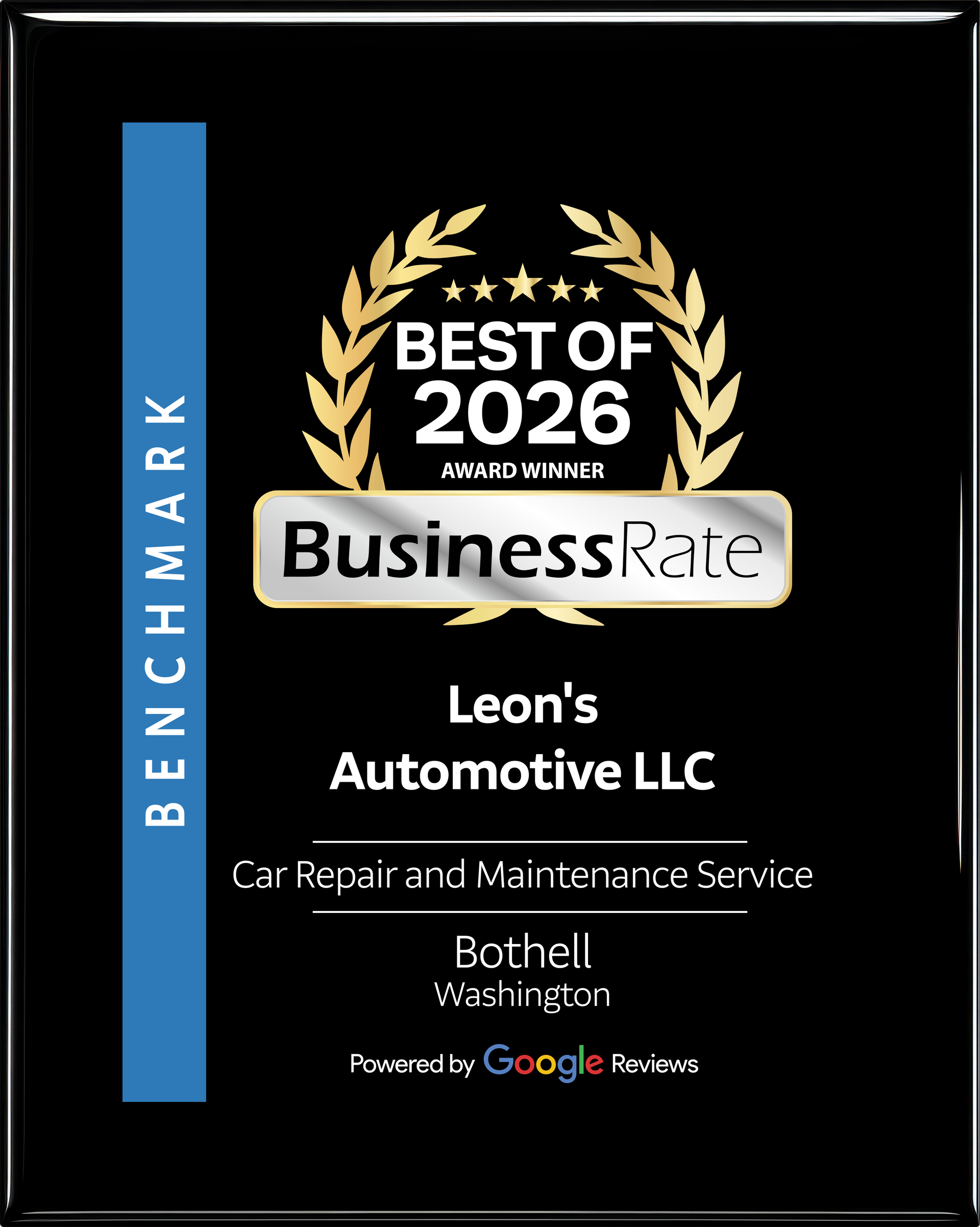 Best of 2026 BusinessRate Award Winner | Leon's Automotive