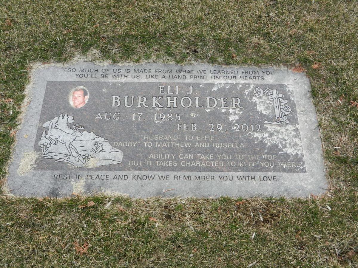 burkholder gravestone