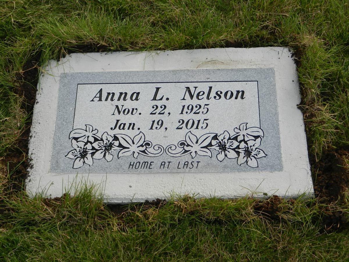 nelson gravestone