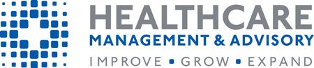 The logo for healthcare management and advisory improve grow expand